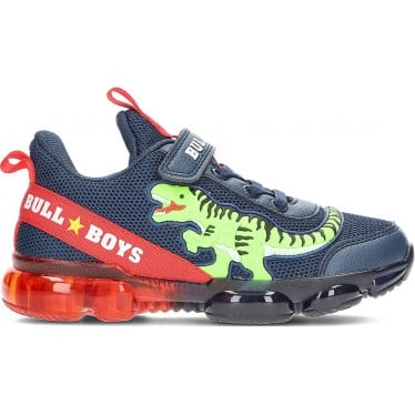 DEPORTIVA BULL BOYS T-REX CON LUZ DNAL-2130 AZUL