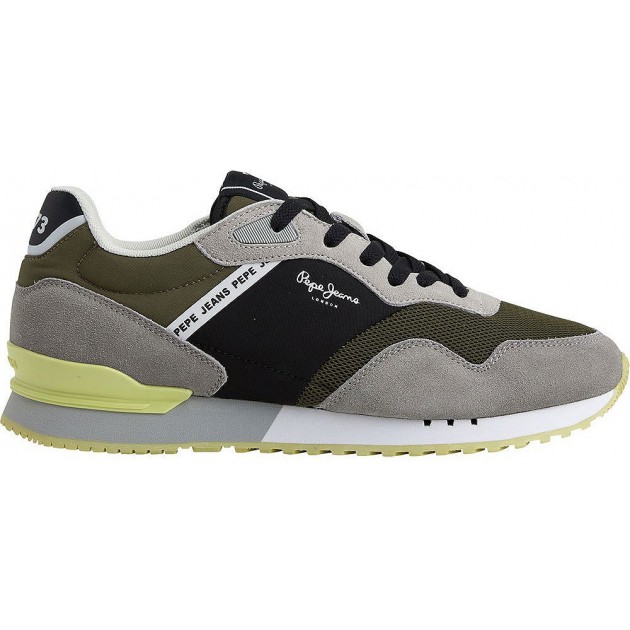 ZAPATILLAS PEPE JEANS LONDON ONE HERO PMS30931 KAKI ZAPATILLAS PEPE JEANS LONDON ONE HERO PMS30931 KAKI