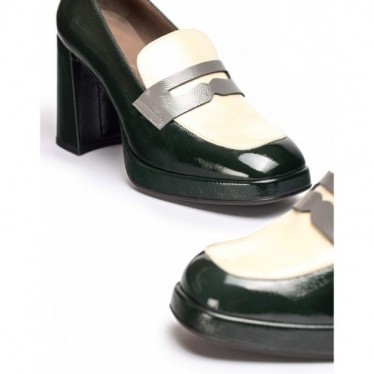 MOCASÍN CON TACÓN WONDERS  H-5925 CREAM