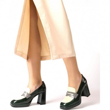 MOCASÍN CON TACÓN WONDERS  H-5925 CREAM