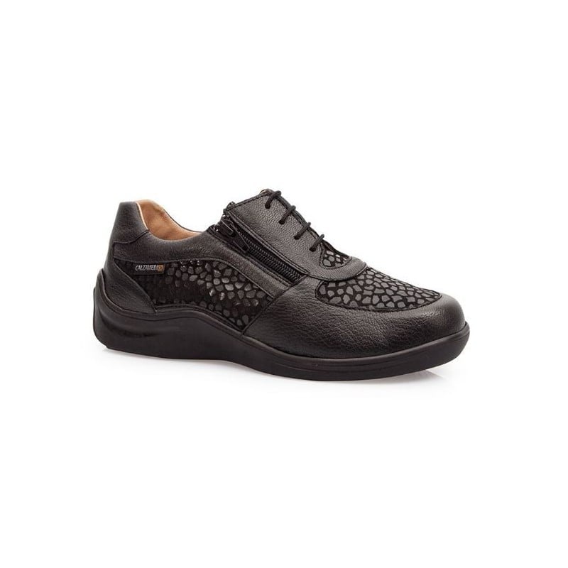 ZAPATOS CALZAMEDI DIABETICO CASUAL 0751 NEGRO