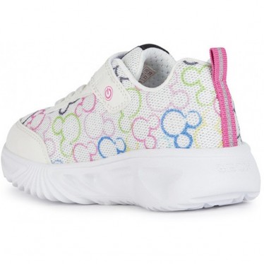 DEPORTIVA GEOX ASSISTER JUNIOR MINNIE CON LUZ J45E9D BLANCO