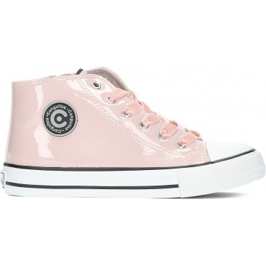 ZAPATILLAS ALTAS CONGUITOS CHAROL 283009 ROSA