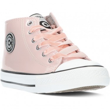 ZAPATILLAS ALTAS CONGUITOS CHAROL 283009 ROSA