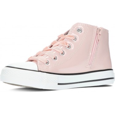 ZAPATILLAS ALTAS CONGUITOS CHAROL 283009 ROSA