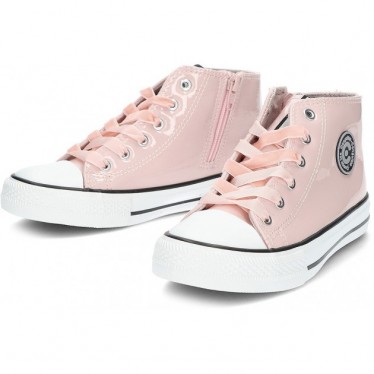 ZAPATILLAS ALTAS CONGUITOS CHAROL 283009 ROSA