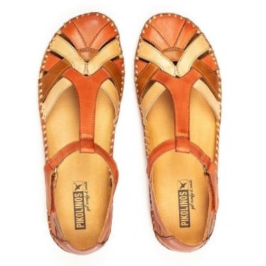 SANDALIAS PIKOLINOS VALLARTA 655-0732C5 SCARLET