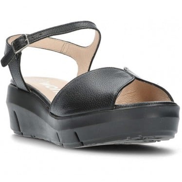 SANDALIAS WONDERS D8272 NEGRO