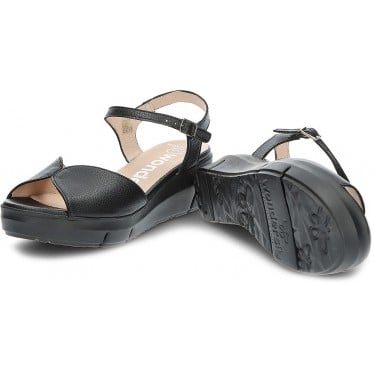 SANDALIAS WONDERS D8272 NEGRO