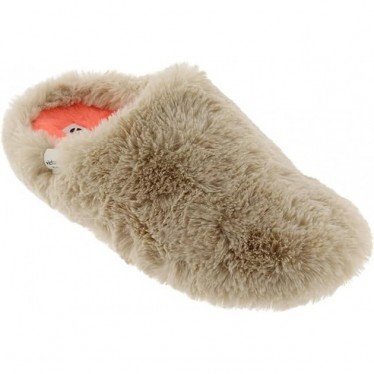 PANTUFLA VICTORIA NORTE PELO 1081117 BEIGE