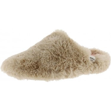 PANTUFLA VICTORIA NORTE PELO 1081117 BEIGE