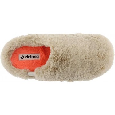 PANTUFLA VICTORIA NORTE PELO 1081117 BEIGE