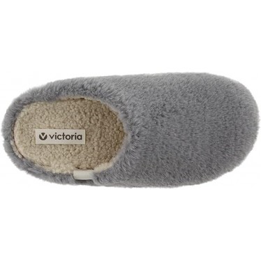 PANTUFLAS VICTORIA 1081101 PELO SOFT GRIS