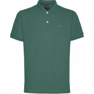 POLO GEOX M3510B FOREST_GREEN