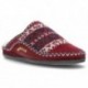 PANTUFLAS NORDIKAS CLASSIC CAB 2502 BURDEOS