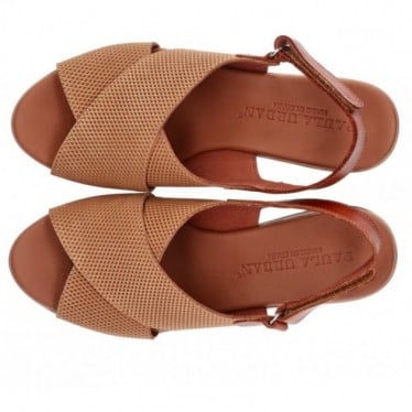 SANDALIAS PAULA URBAN 3-300 NABUK TABACO