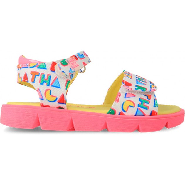 SANDALIAS AGATHA RUIZ DE LA PRADA ESTAMPADO 232955 BLANCO