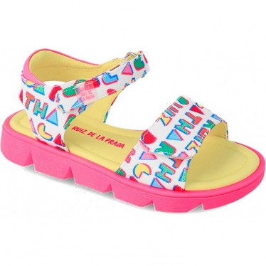 SANDALIAS AGATHA RUIZ DE LA PRADA ESTAMPADO 232955 BLANCO