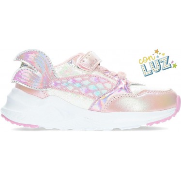 DEPORTIVA CONGUITOS CON LUZ SIRENA 261017 PINK