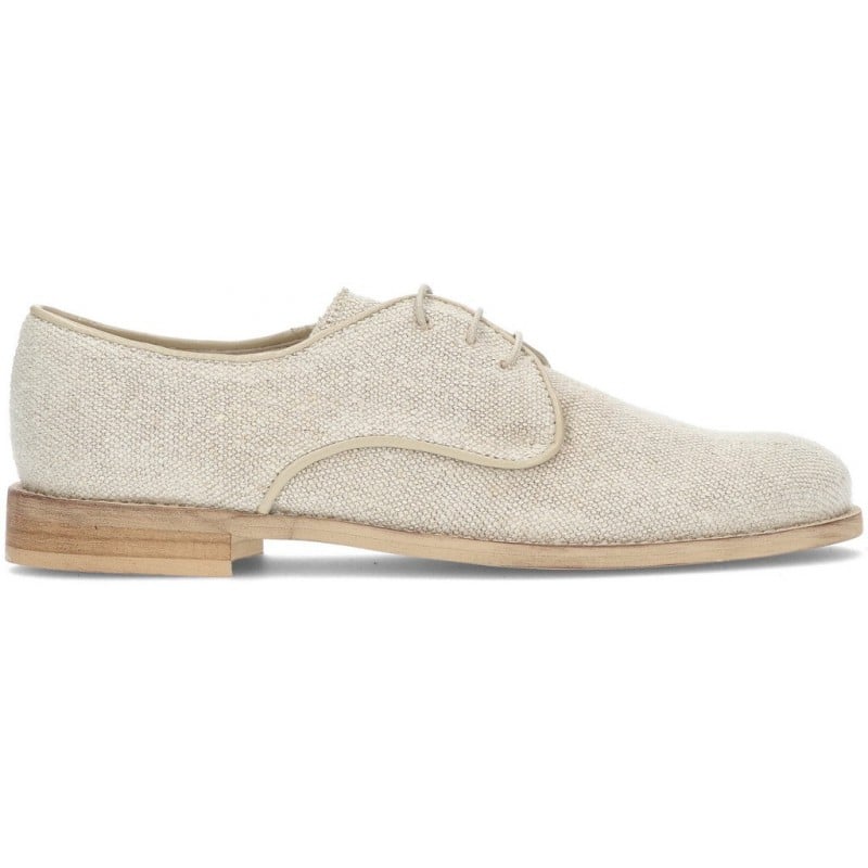 ZAPATOS OCA LOCA BLUCHER LINO BEIGE