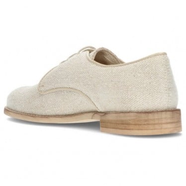 ZAPATOS OCA LOCA BLUCHER LINO BEIGE