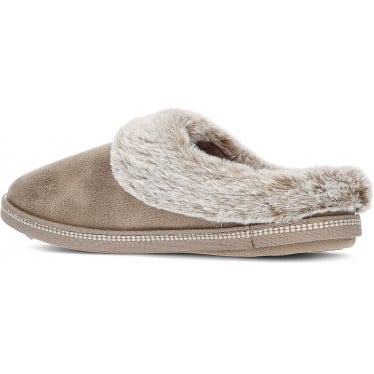 PANTUFLAS SKECHERS COZY CAMPFIRE 167625 TAUPE