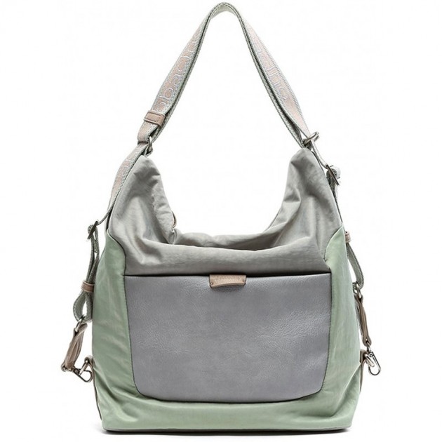 MOCHILA ABBACINO HOBO 80553 GRIS MOCHILA ABBACINO HOBO 80553 GRIS