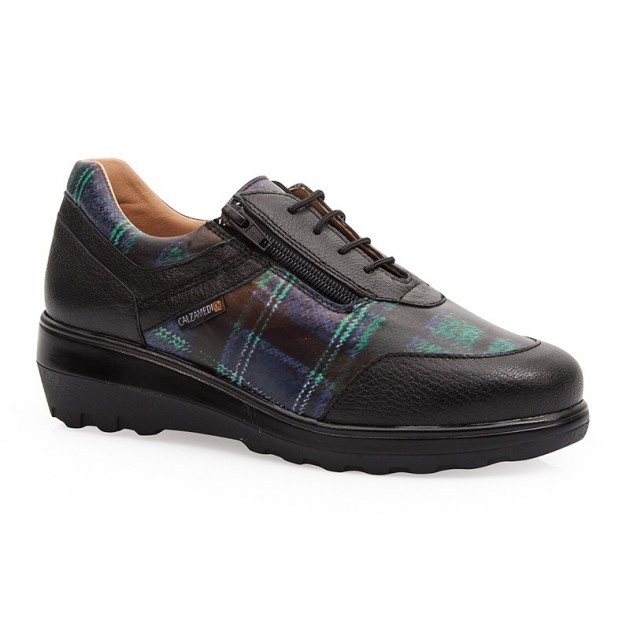 ZAPATOS CALZAMEDI CASUAL 0747 NEGRO ZAPATOS CALZAMEDI CASUAL 0747 NEGRO