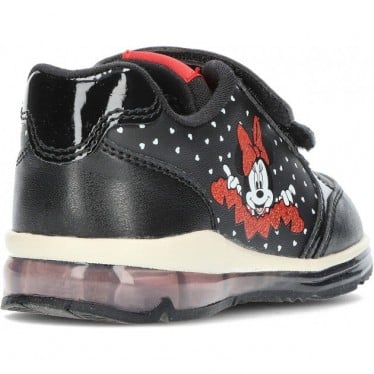 DEPORTIVAS CON LUZ GEOX MINNIE MOUSE B3685C BLACK