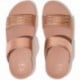 SANDALIAS FITFLOP LULU LASERCRYSTAL LEATH SLIDES EU2 ROSE_GOLD