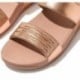 SANDALIAS FITFLOP LULU LASERCRYSTAL LEATH SLIDES EU2 ROSE_GOLD