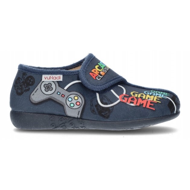 ZAPATILLAS DE CASA VULLADI GAME ARCADE MARINO