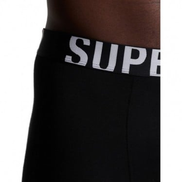 BOXER SUPERDRY M3110340A LOGO DOUBLE PACK BLACK_WHITE