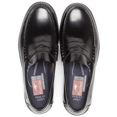 FLUCHOS F0047 STAMFORD MOCASIN HOMBRE NEGRO