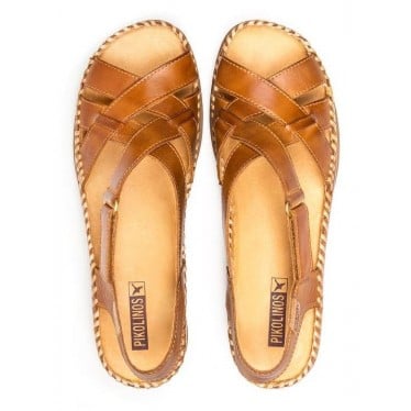 SANDALIAS PIKOLINOS CADAQUES W8K ABIERTO BRANDY