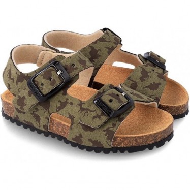 SANDALIAS GARVALIN 232666 ESTAMPADO CAMUFLAJE KAKI