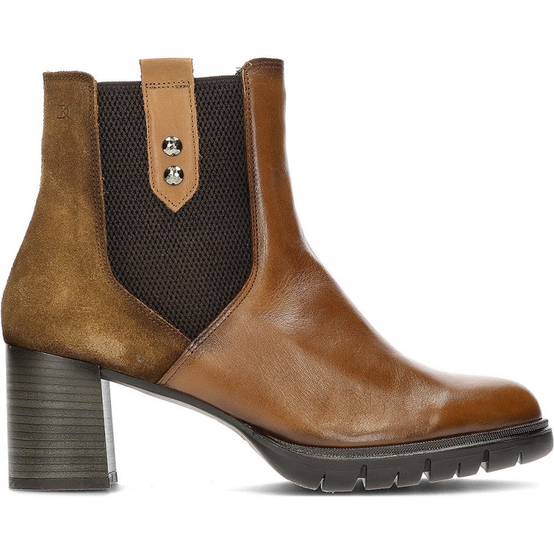 BOTINES FLUCHOS CAMYL D-8850 CUERO