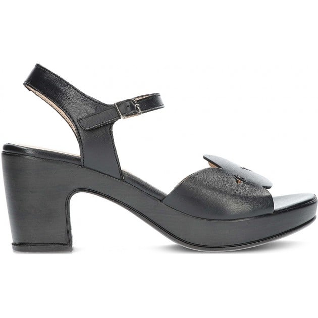SANDALIA WONDERS F5880 PERGAMENA NEGRO SANDALIA WONDERS F5880 PERGAMENA NEGRO