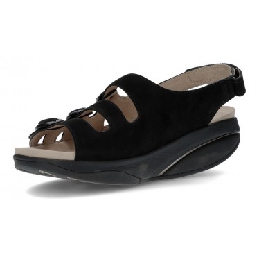 SANDALIAS MBT KORA W BLACK_NUBUCK