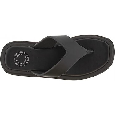 CHANCLAS VICTORIA 1275100 EFECTO PIEL BLACK