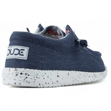 ZAPATOS DUDE WALLY STRETCH M BLUE
