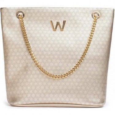 BOLSO WONDERS SOPPER LILY WB-490008 PLATINO