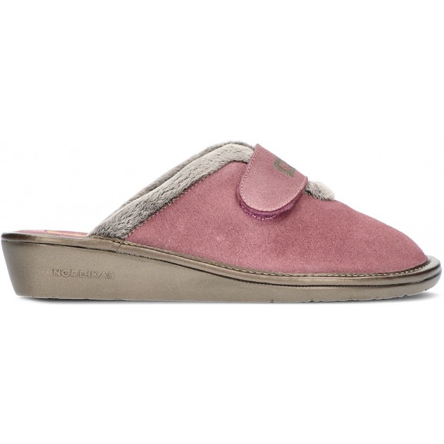 PANTUFLAS NORDIKAS 6347 AFELPADO MALVA PANTUFLAS NORDIKAS 6347 AFELPADO MALVA