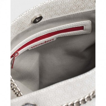 BOLSO WONDERS SOPPER LILY WB-490008 BLANCO