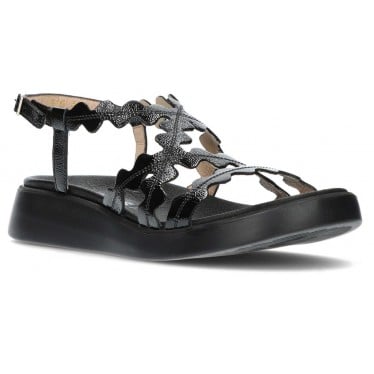 SANDALIAS WONDERS QUEEN C-6510 NEGRO