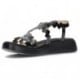 SANDALIAS WONDERS QUEEN C-6510 NEGRO