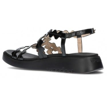 SANDALIAS WONDERS QUEEN C-6510 NEGRO