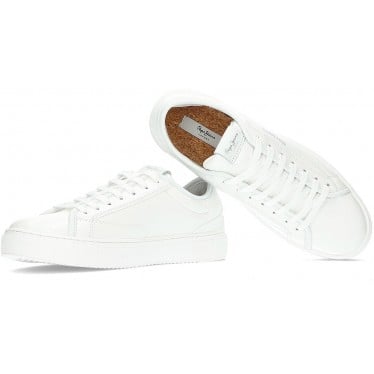 DEPORTIVA PEPE JEANS PLS31539 ADAMS SNAKY WHITE