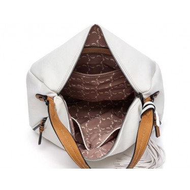 BOLSO ABBACINO HOBO 80568 BLANCO