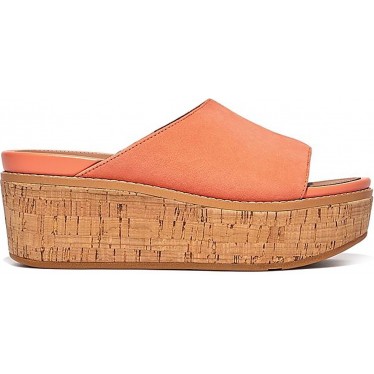 SANDALIAS FITFLOP ELOISE CORK-WRAP SUED GC6 SUNSHINE_ORANGE